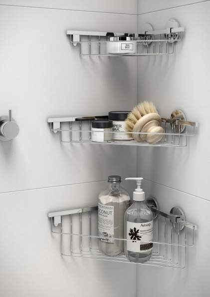 CORNER SHOWER BASKET