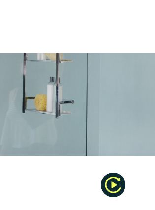 DOUBLE HANGING SHOWER SOAP DISH