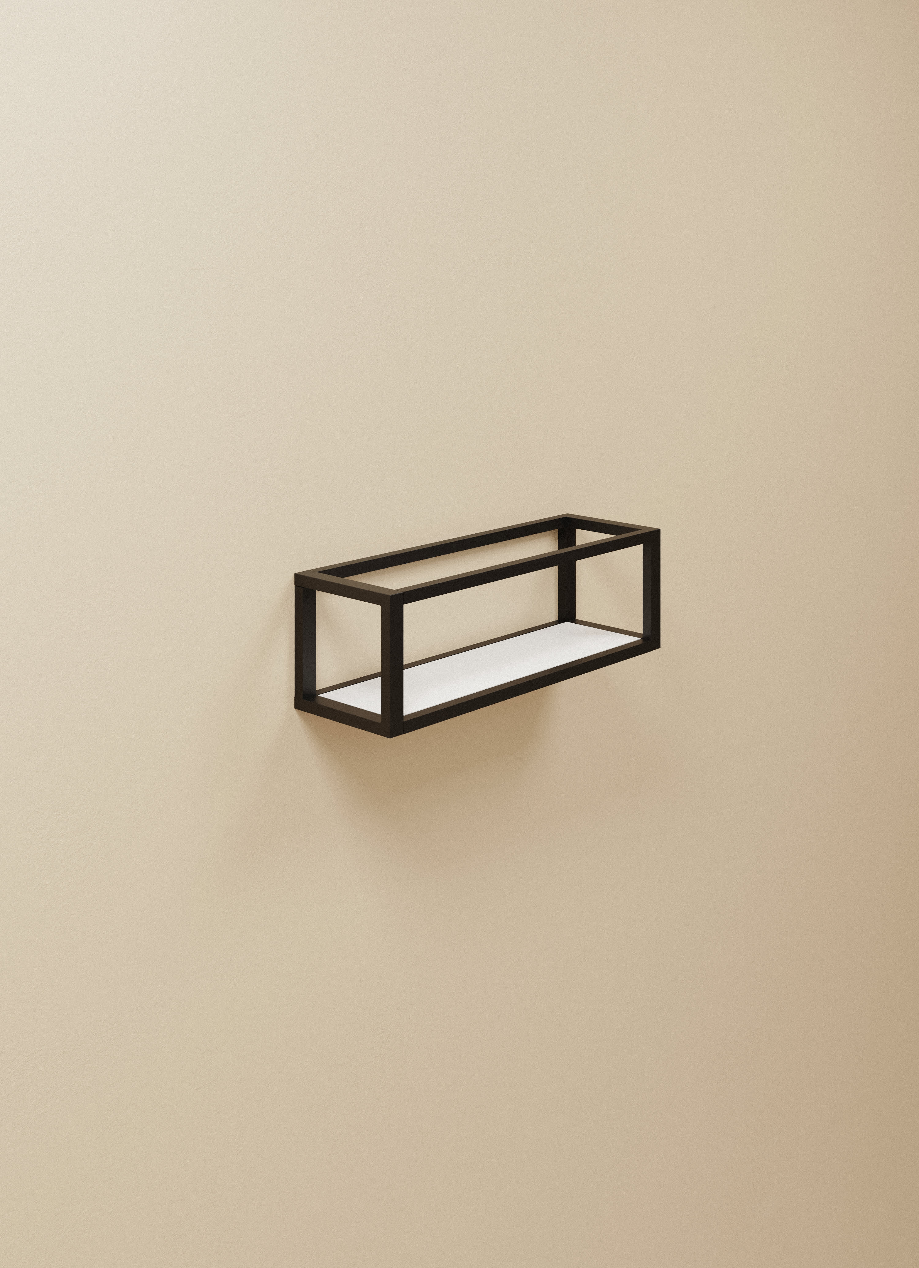 TOWEL RACK WITH SHELF & BASKET