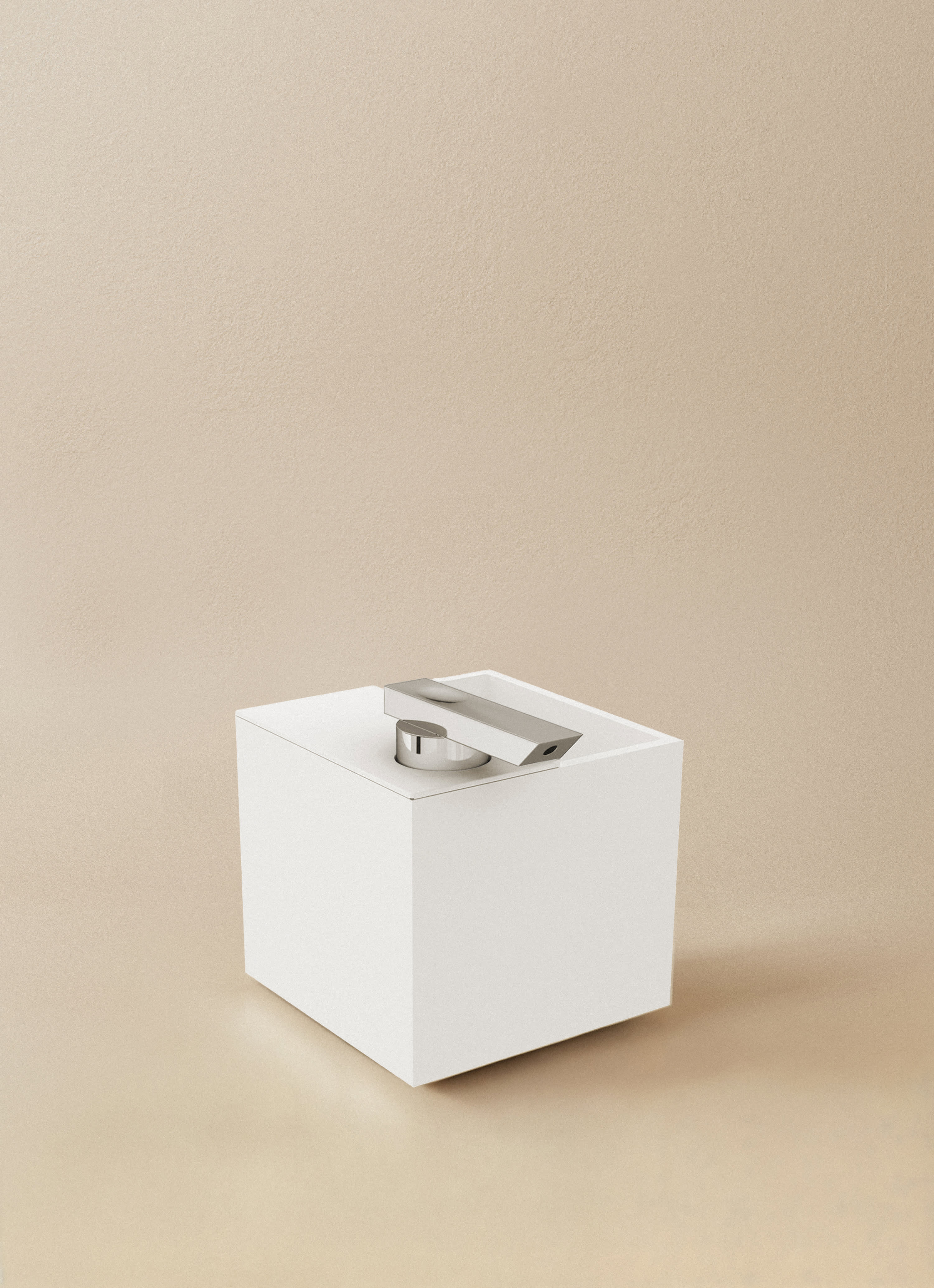 FREE-STANDING SOAP DISPENSER (385ML) + BRUSH-HOLDER