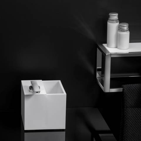 FREE-STANDING SOAP DISPENSER (385ML) + BRUSH-HOLDER