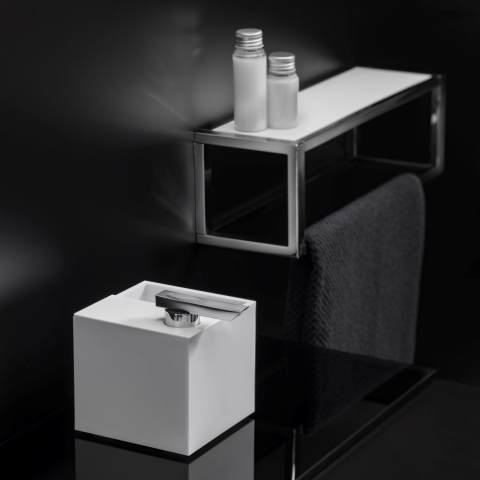 FREE-STANDING SOAP DISPENSER (385ML) + BRUSH-HOLDER