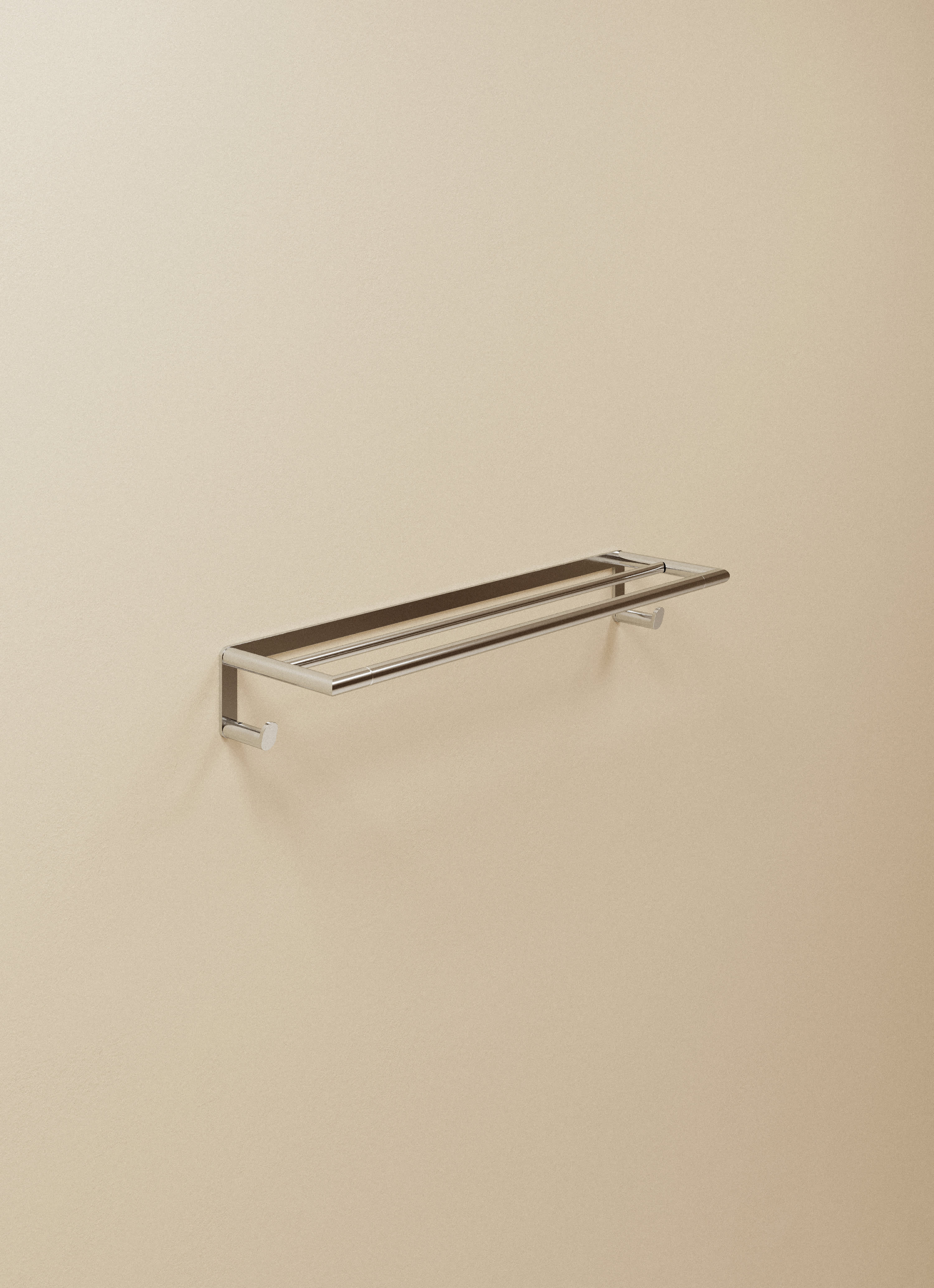 DOUBLE TOWEL RACK & HOOK