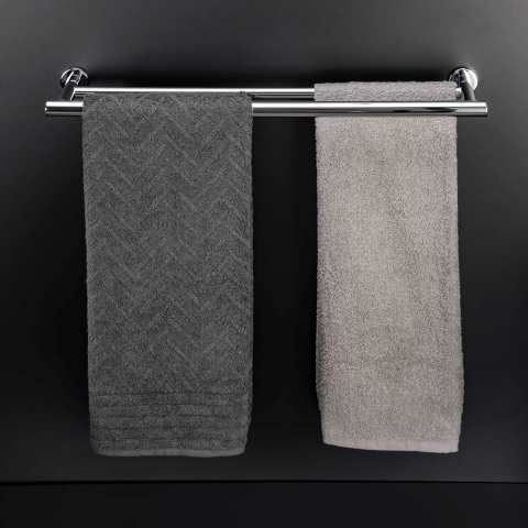 DOUBLE TOWEL RACK
