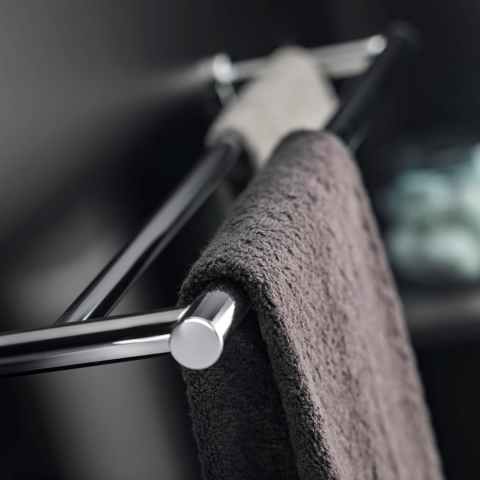 DOUBLE TOWEL RACK