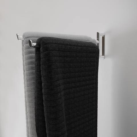 DOUBLE LATERAL TOWEL RAIL
