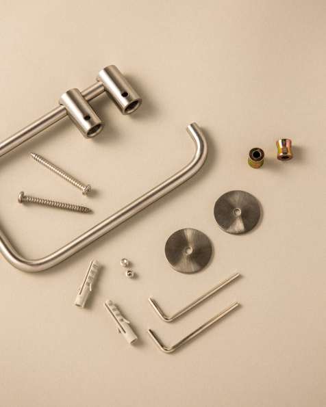 PAPER HOLDER & TOWEL RACK