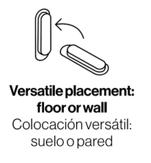 Installation type: Dual: Floorstanding & Wall-mounted
