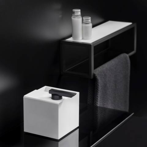 FREE-STANDING SOAP DISPENSER (385ML) + BRUSH-HOLDER