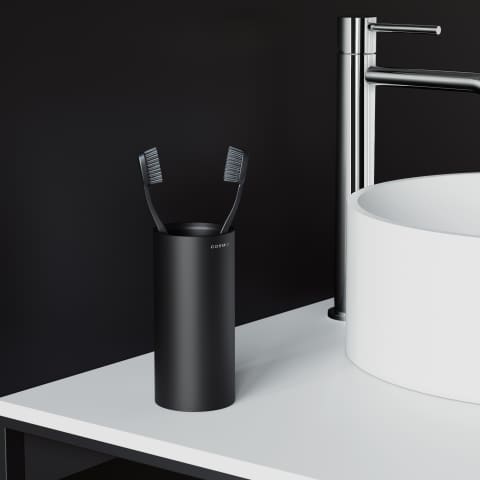 FREE STANDING BRUSH HOLDER