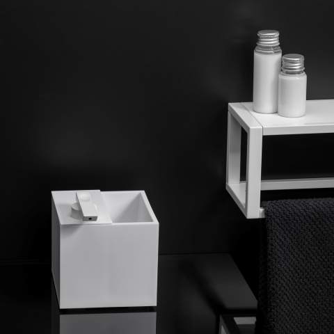 FREE-STANDING SOAP DISPENSER (385ML) + BRUSH-HOLDER