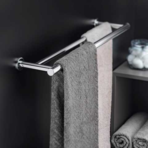 DOUBLE TOWEL RACK