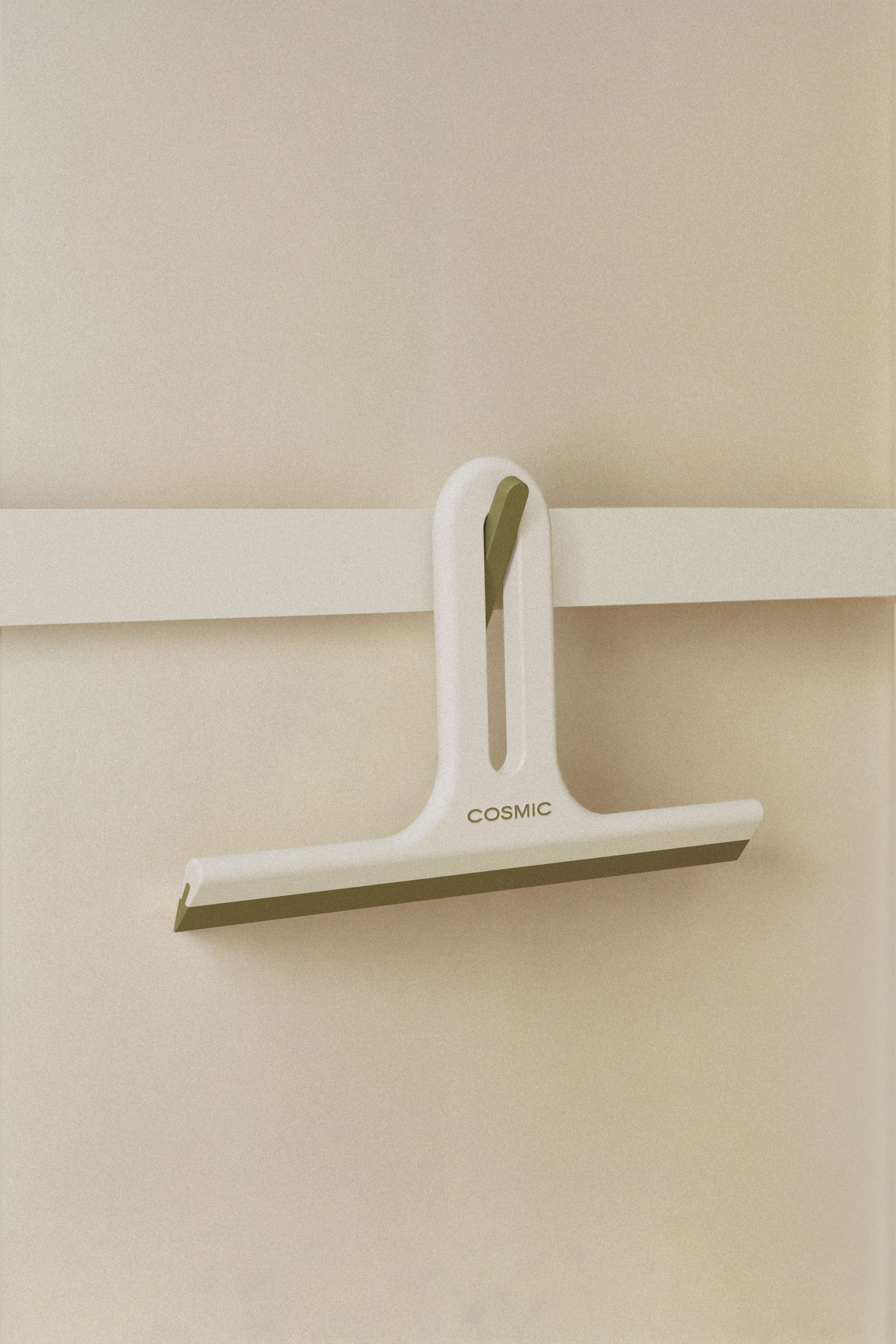 Zack Limpiamampara 25x8 Cm In Acciaio Inox Spazzolato Con Supporto A Parete - Per Doccia E Piastrelle - 3