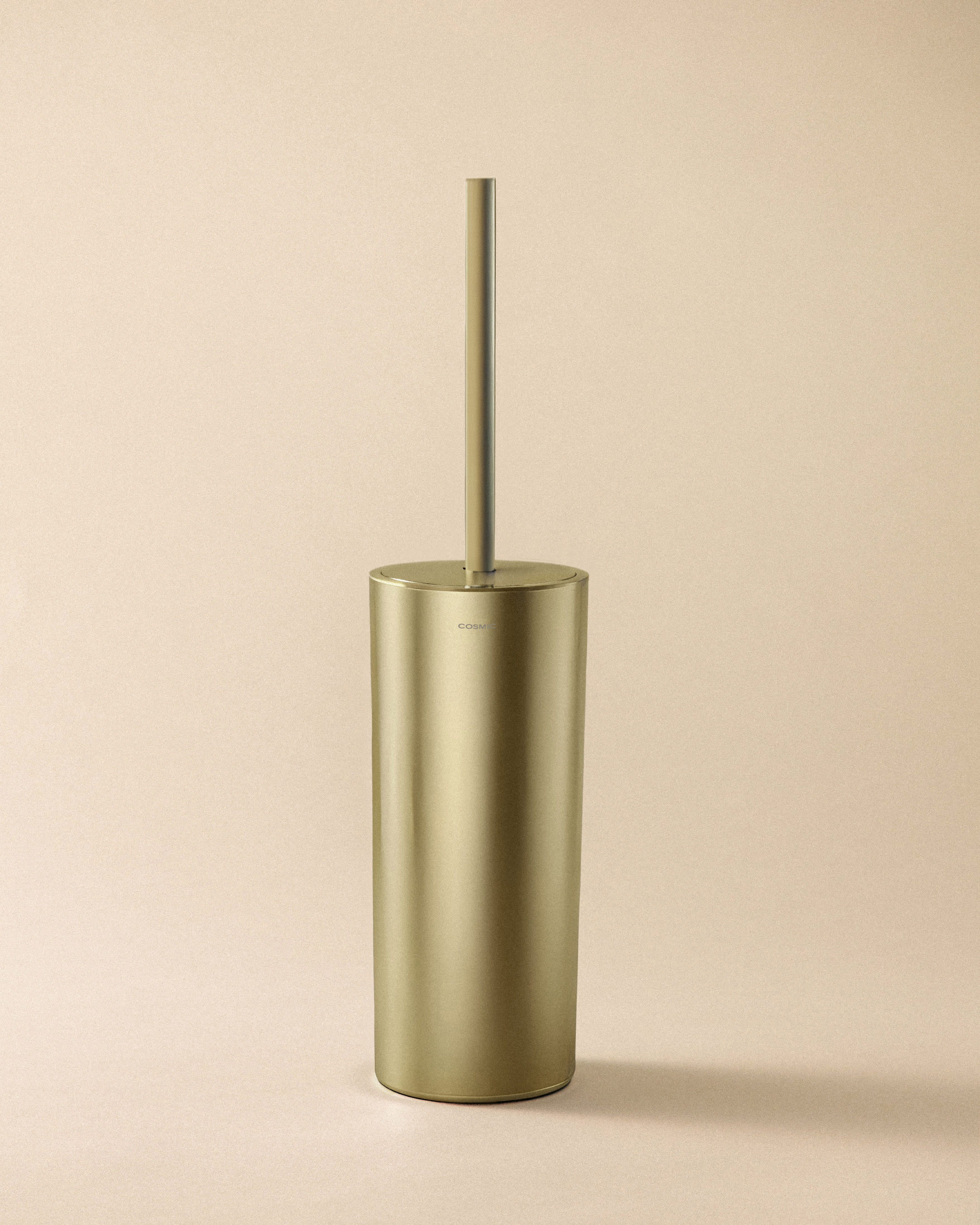 Floor/wall toilet brush holder