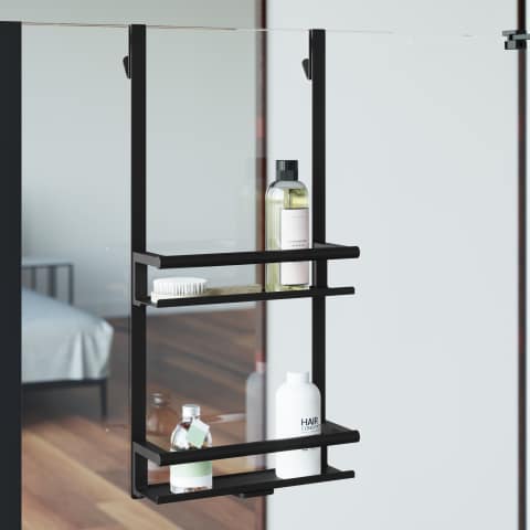 DOUBLE HANGING SHOWER SOAP DISH