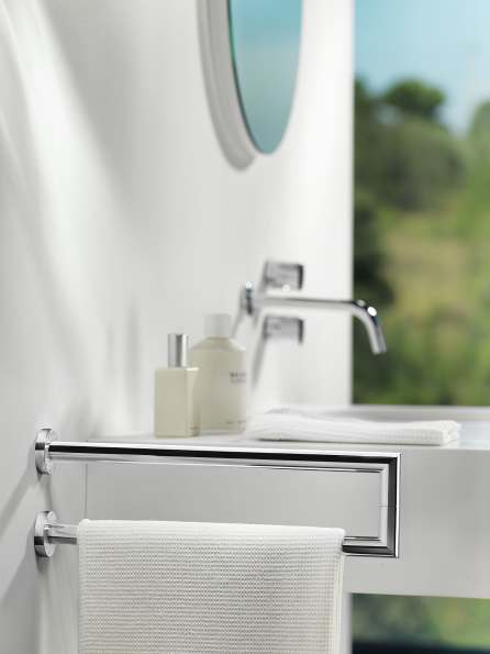 DOUBLE LATERAL TOWEL RAIL