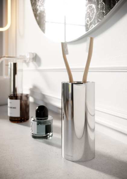 FREE STANDING BRUSH HOLDER