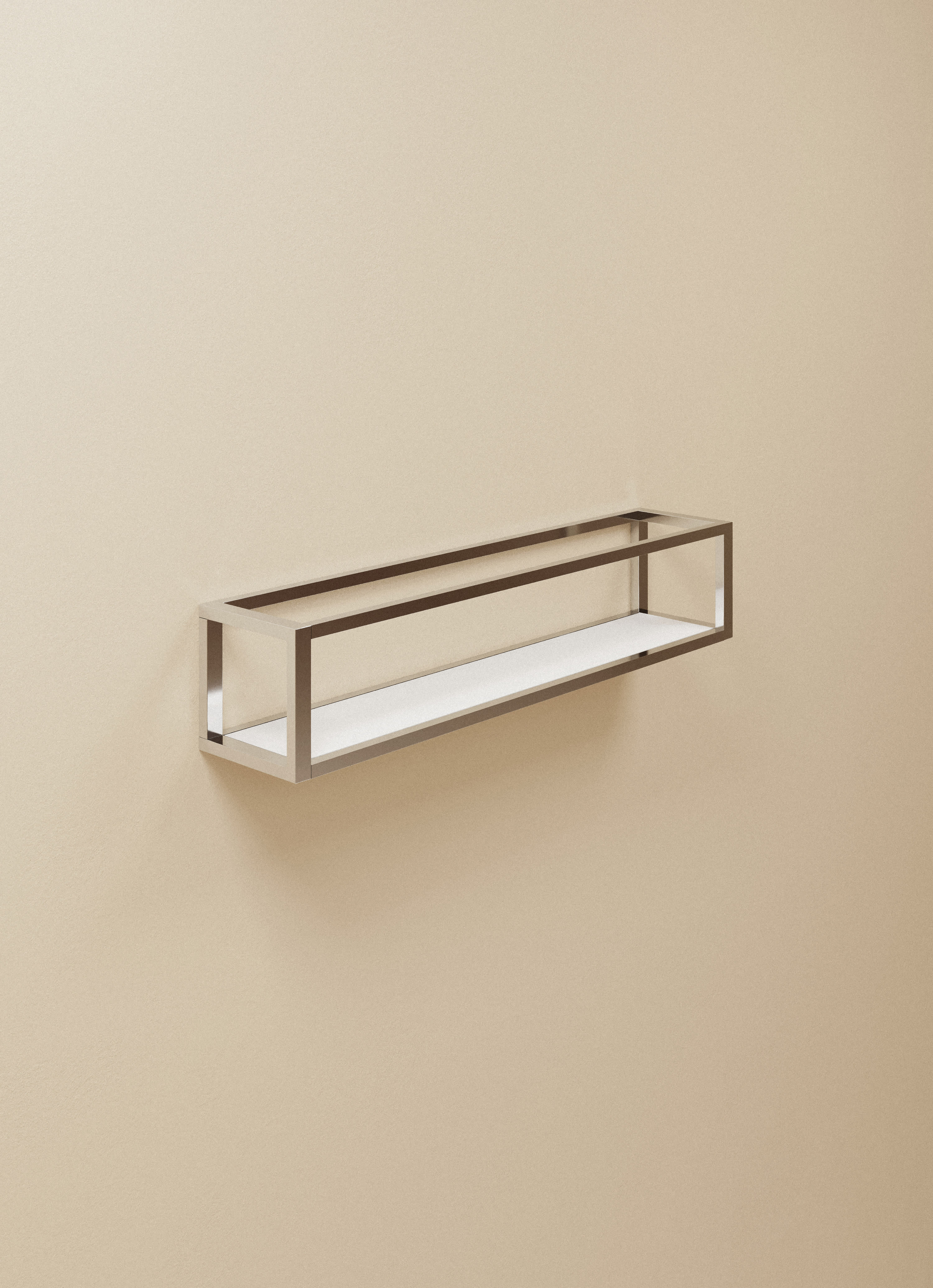 TOWEL RACK WITH SHELF & BASKET