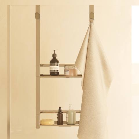 DOUBLE HANGING SHOWER SOAP DISH