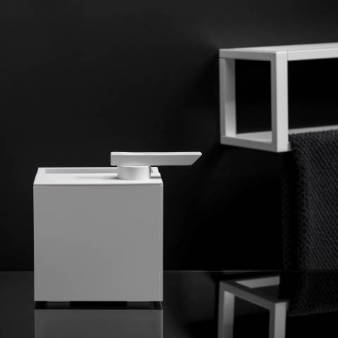 FREE-STANDING SOAP DISPENSER (385ML) + BRUSH-HOLDER