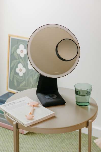 Countertop magnifying mirror with LED (x10)